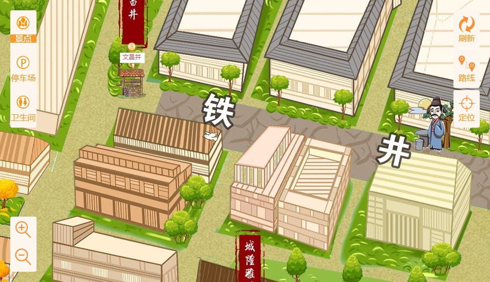 龙口智慧景区：手绘地图与语音导览的完美融合