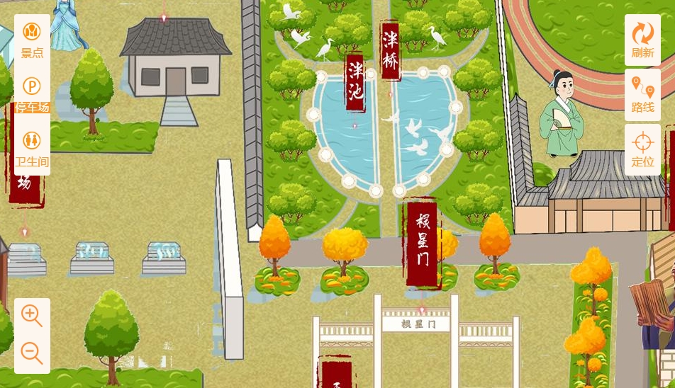 龙口手绘地图景区语音讲解导览系统：智慧景区建设的基石