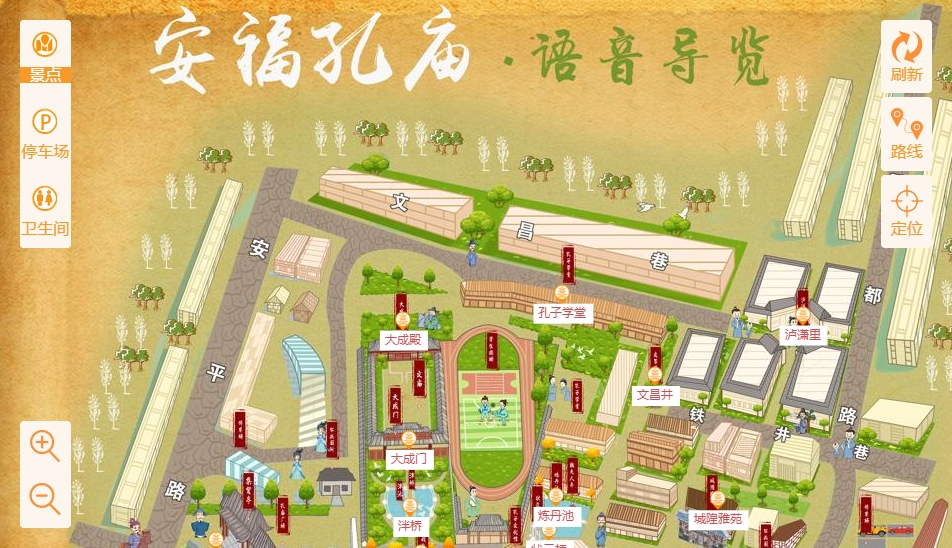 龙口手绘地图：智慧景区智能化服务的延伸